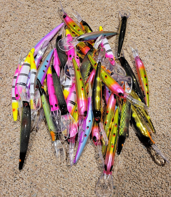Custom Painted Minnows-multiple Color Options Available 