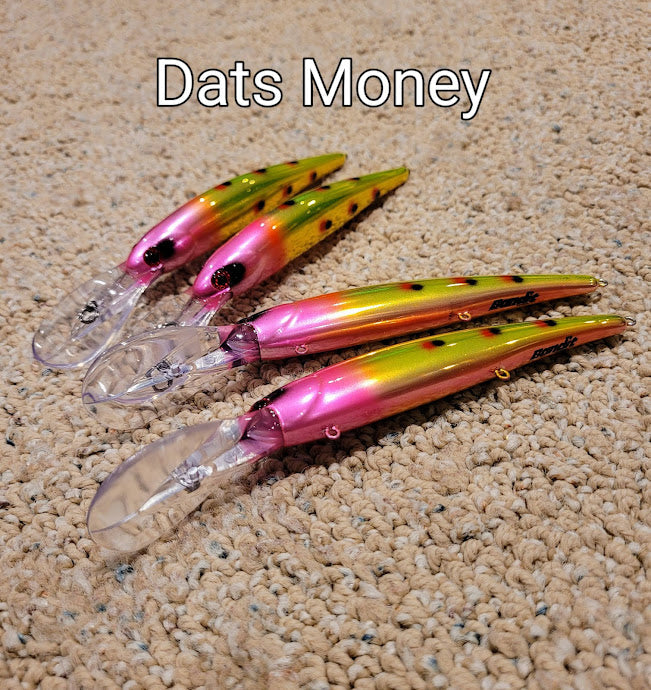 How to paint  Holographic Minnows custom painted on blank fishing lures  #UglyDogLures 