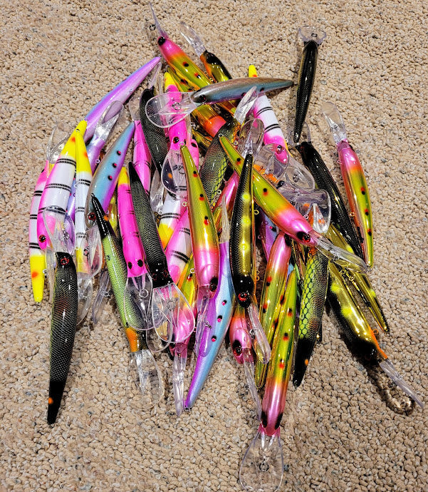 Custom Painted Berkley Flicker Minnow #11