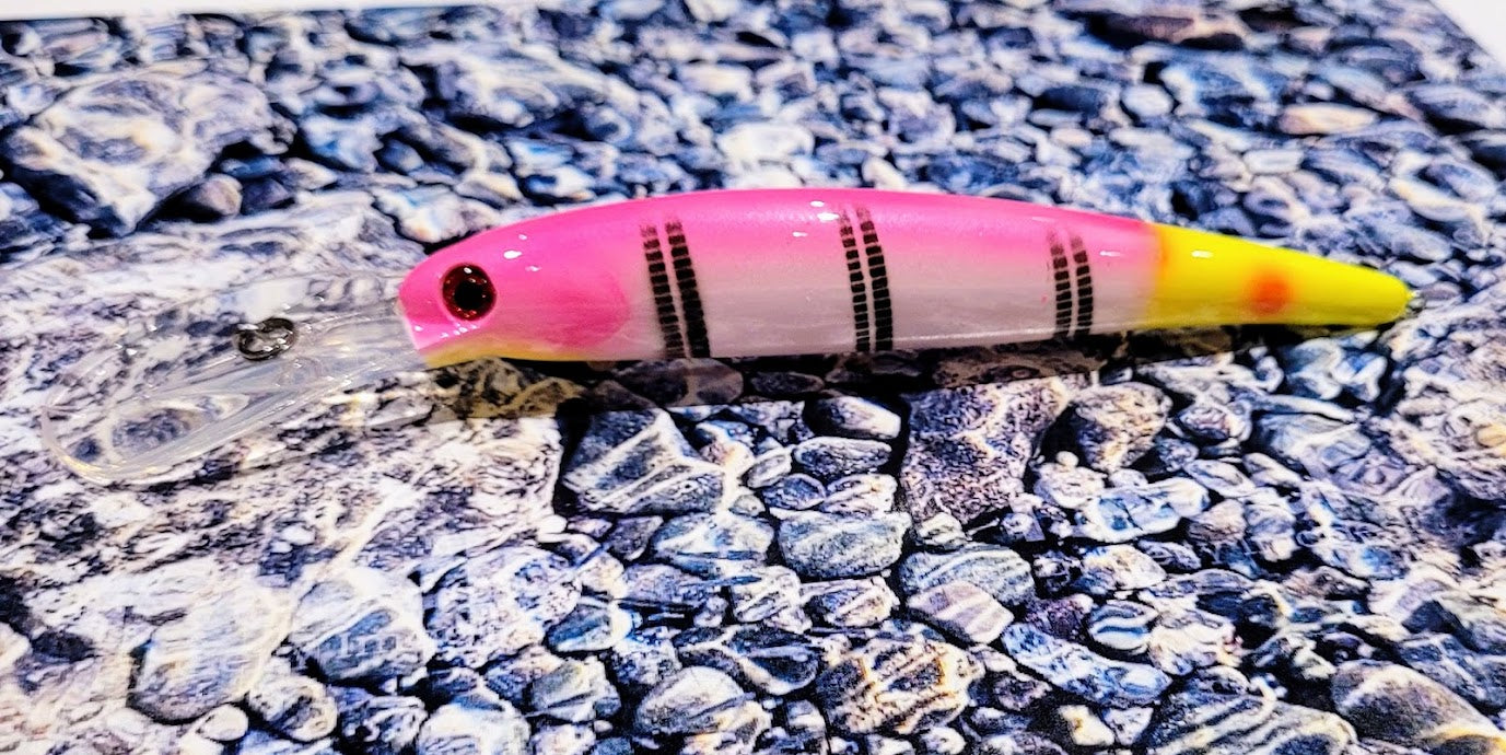 Warrior Lures Custom Painted Bandit Walleye Deep Crankbait - Pink Alewife -  Precision Fishing